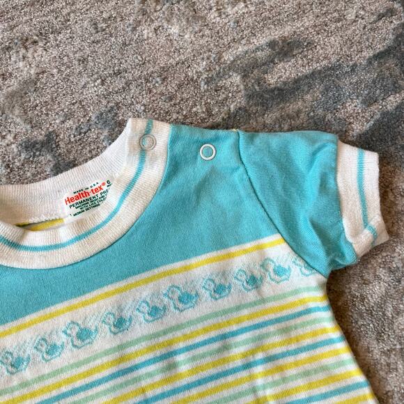 Vintage Healthtex Two Piece Ducky Outfit 6 Months USA - Picture 4 of 11